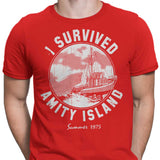 I Survived Amity Island - Men's Apparel