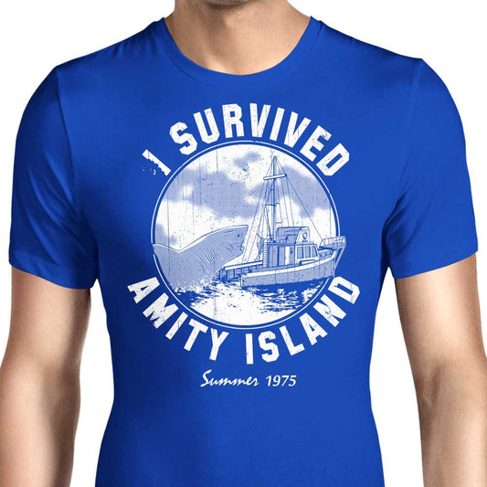 I Survived Amity Island - Men's Apparel
