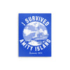 I Survived Amity Island - Metal Print