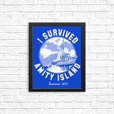 I Survived Amity Island - Posters & Prints