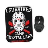 I Survived Camp Crystal Lake - Mousepad