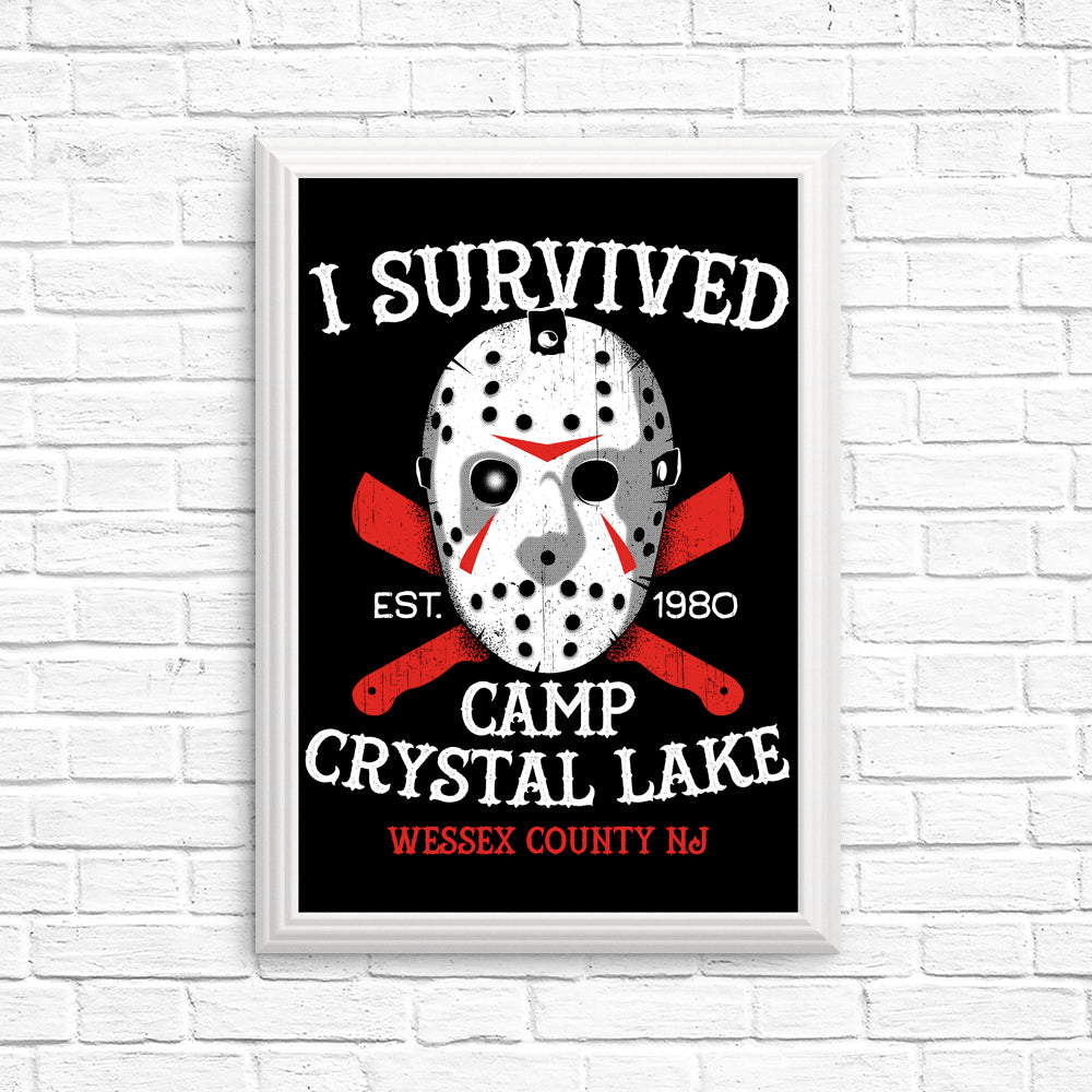 I Survived Camp Crystal Lake - Posters & Prints