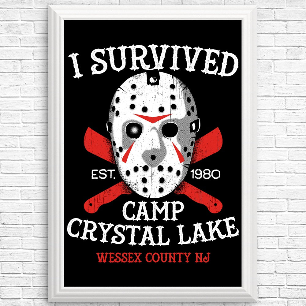 I Survived Camp Crystal Lake - Posters & Prints
