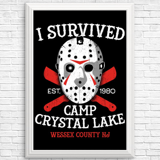 I Survived Camp Crystal Lake - Posters & Prints