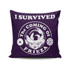 I Survived Frieza - Throw Pillow