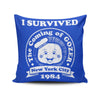 I Survived Gozer - Throw Pillow