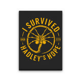 I Survived Hadley's Hope - Canvas Print