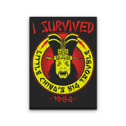 I Survived Little China - Canvas Print