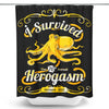 I Survived the Hero Gathering - Shower Curtain