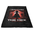 I Survived the Hex - Fleece Blanket