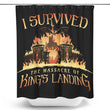 I survived the Mad Queen - Shower Curtain