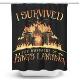 I survived the Mad Queen - Shower Curtain