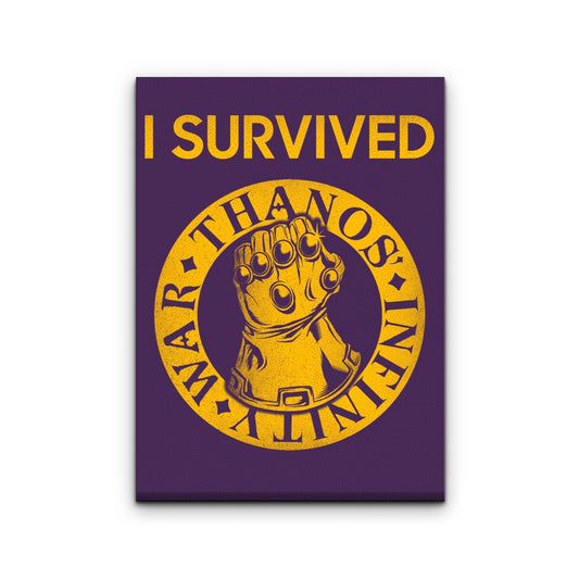 I Survived the Snap - Canvas Print