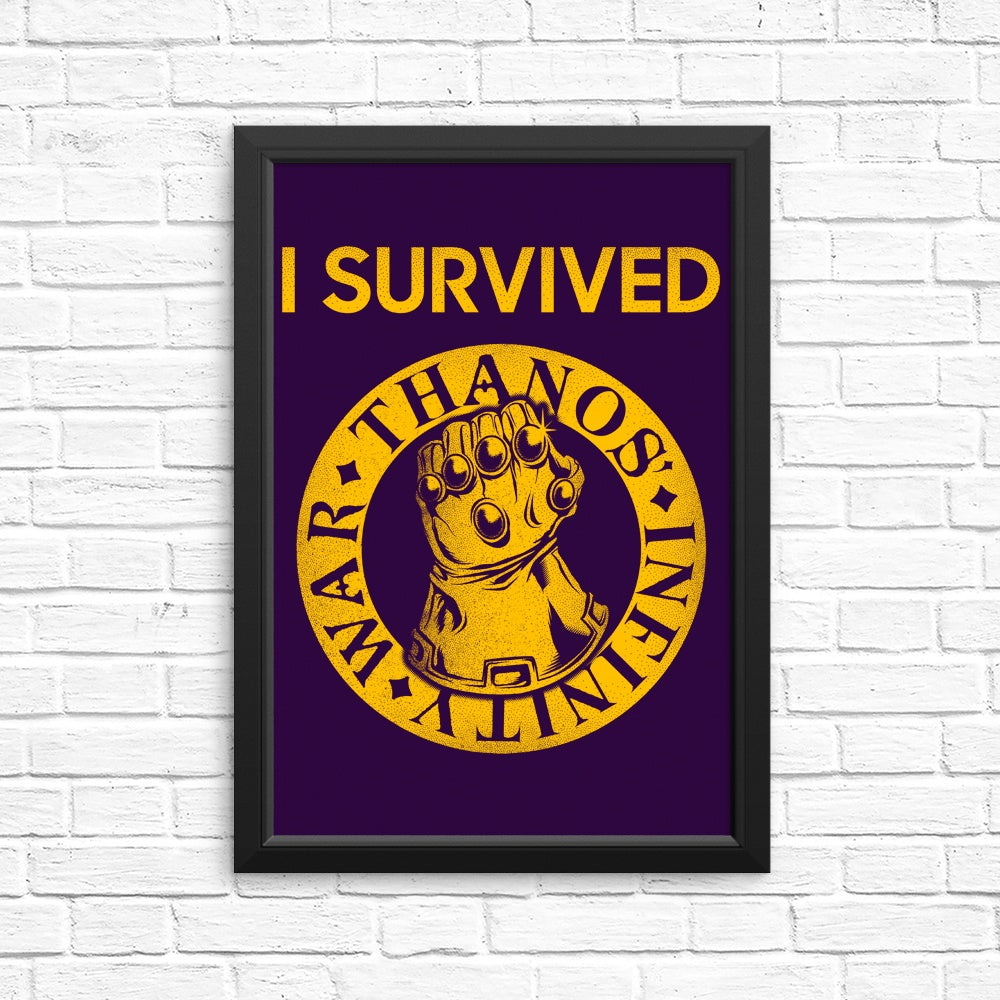 I Survived the Snap - Posters & Prints