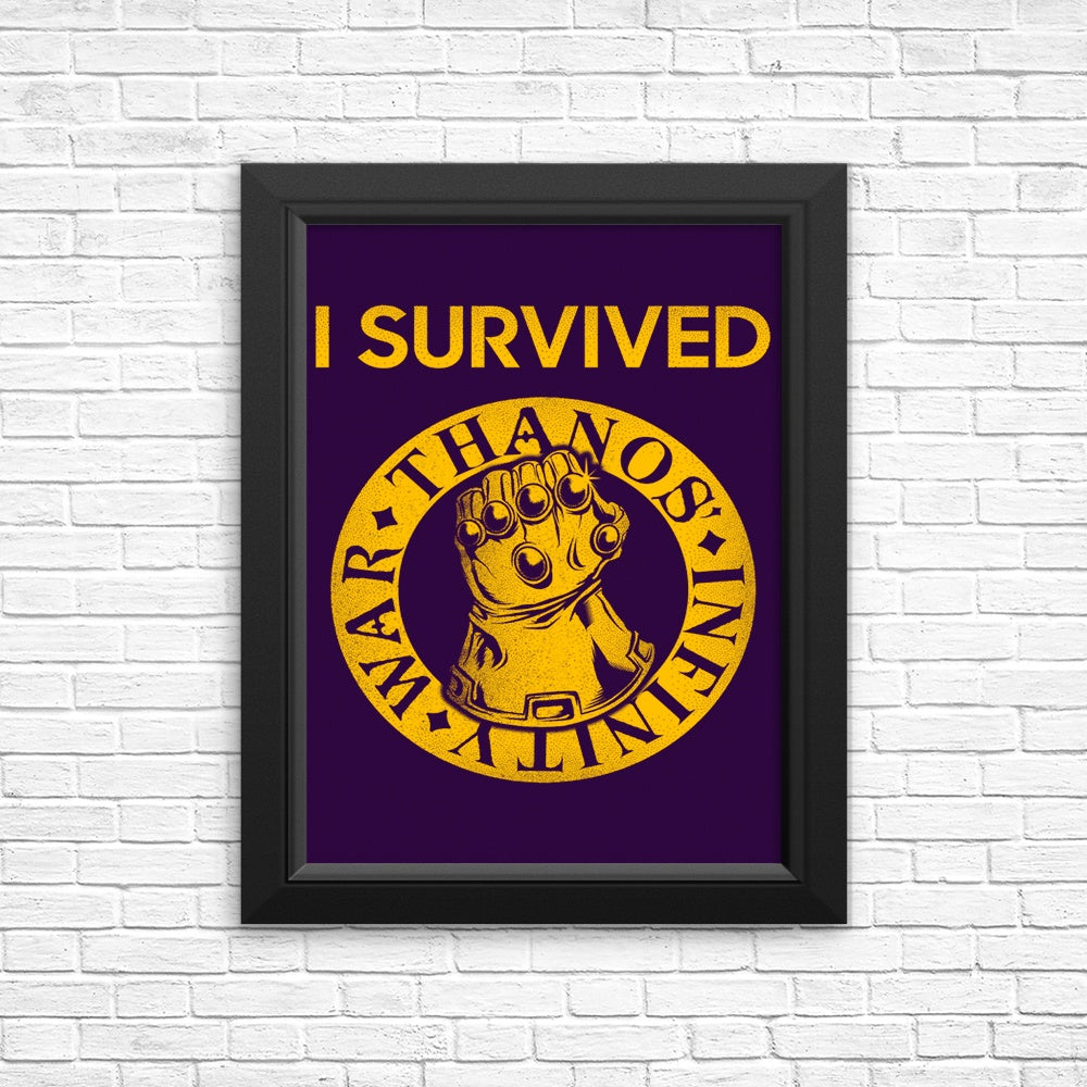 I Survived the Snap - Posters & Prints