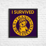 I Survived the Snap - Posters & Prints