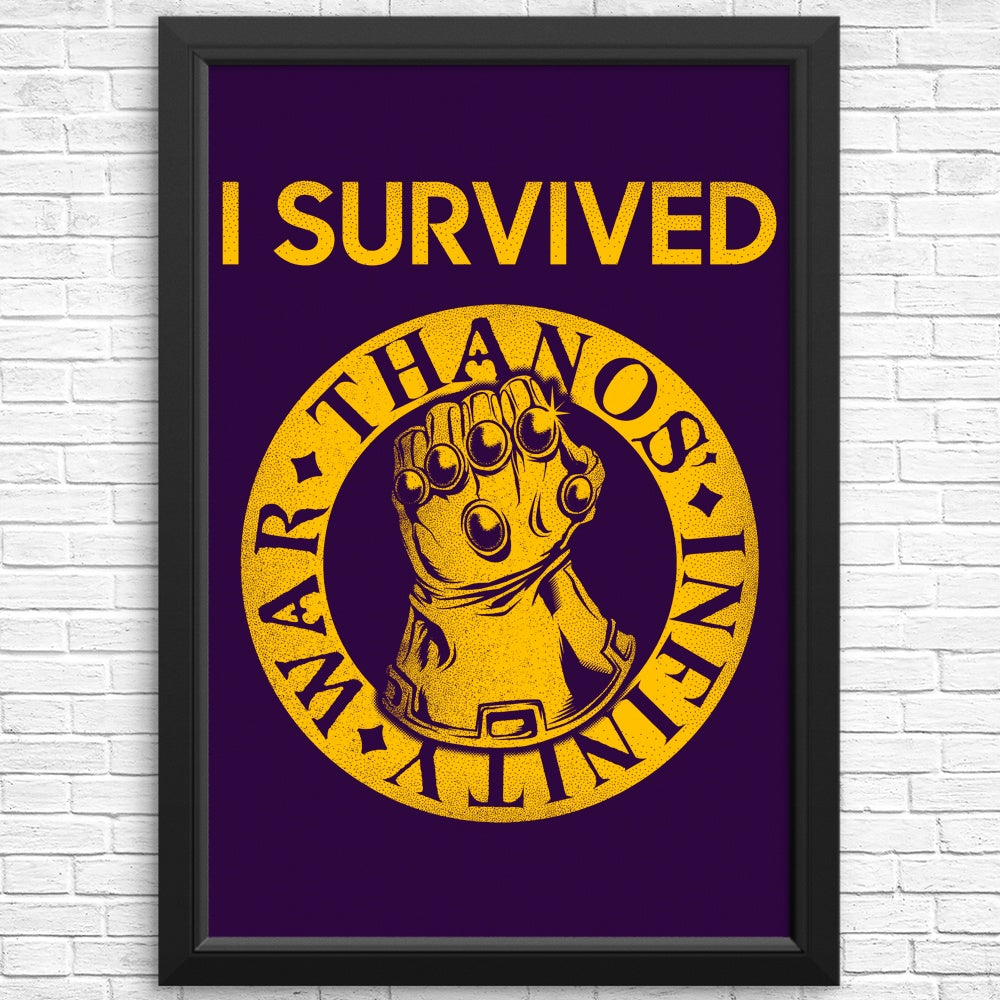 I Survived the Snap - Posters & Prints