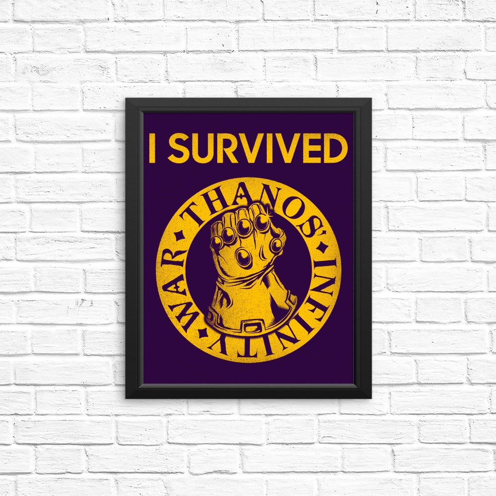 I Survived the Snap - Posters & Prints