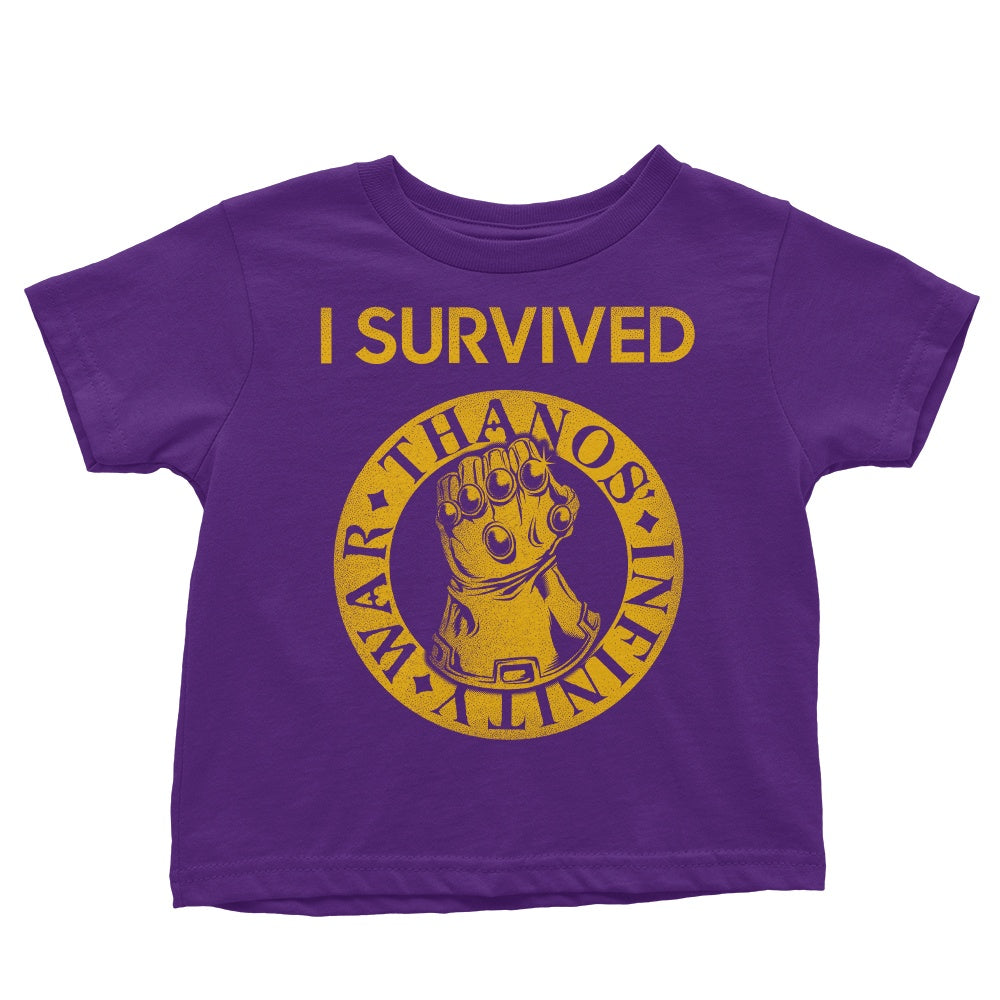 I Survived the Snap - Youth Apparel