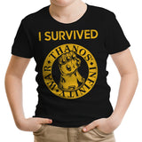 I Survived the Snap - Youth Apparel