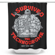 I Survived the Technodrome - Shower Curtain