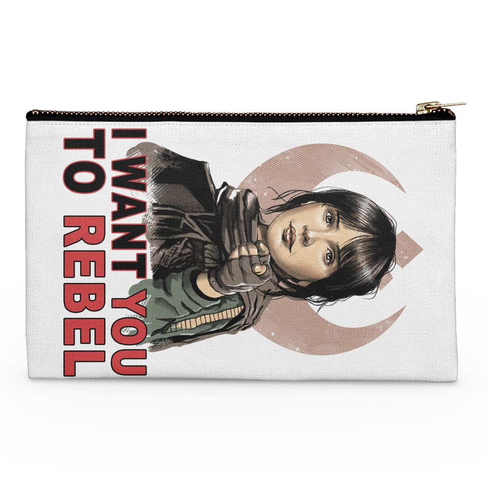 I Want You to Rebel - Accessory Pouch