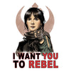 I Want You to Rebel - Wall Tapestry