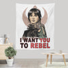 I Want You to Rebel - Wall Tapestry