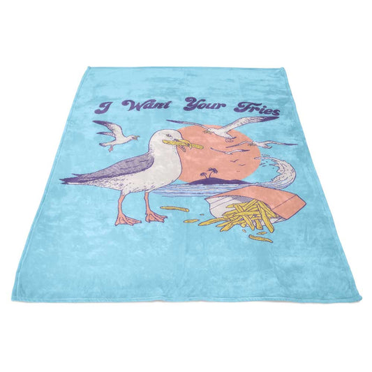 I Want Your Fries - Fleece Blanket