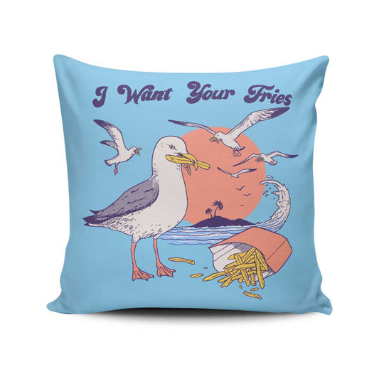 I Want Your Fries - Throw Pillow