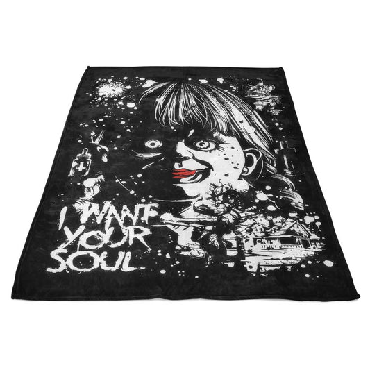 I Want Your Soul - Fleece Blanket