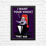 I Want Your Voice - Posters & Prints