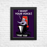 I Want Your Voice - Posters & Prints