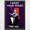 I Want Your Voice - Posters & Prints