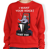 I Want Your Voice - Sweatshirt