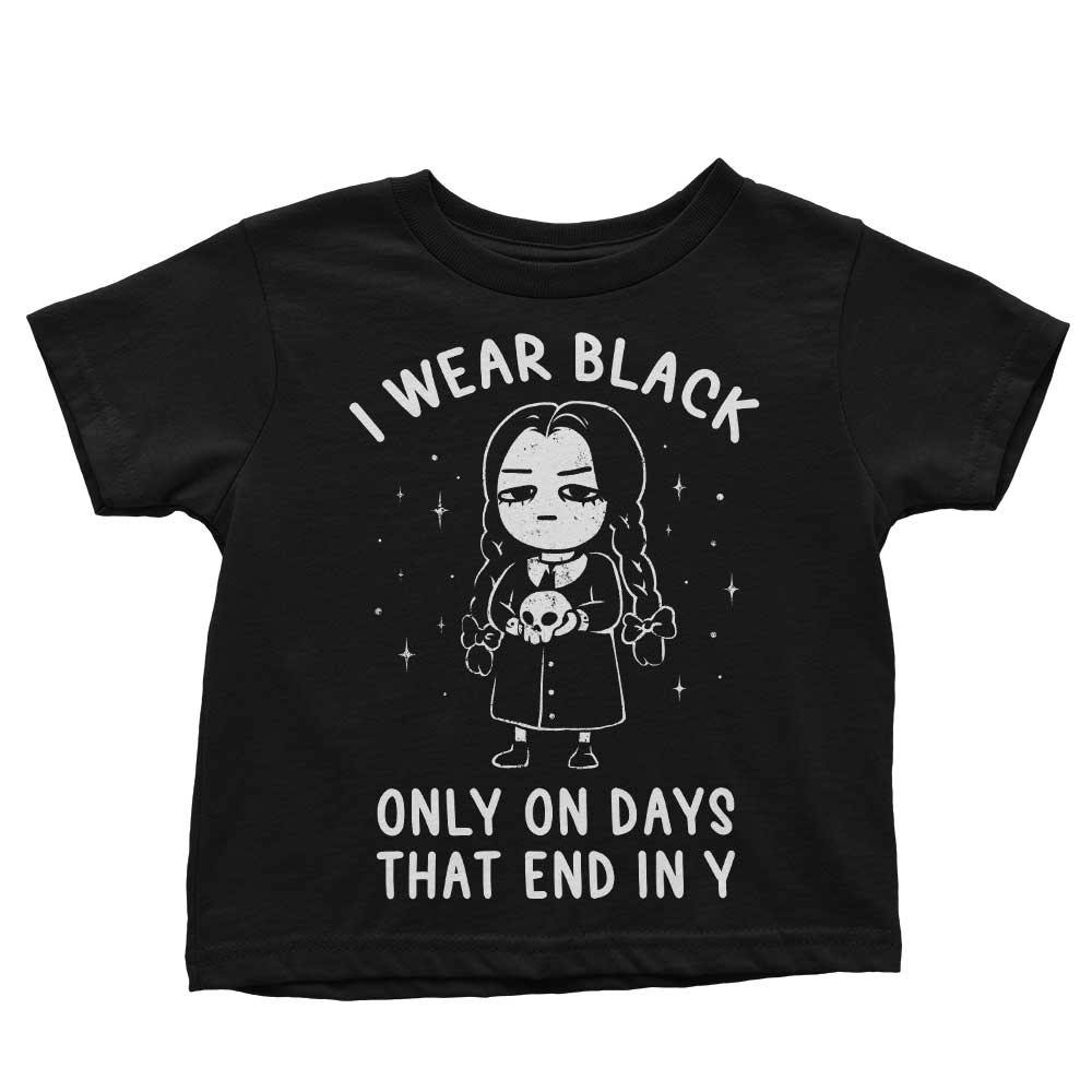 I Wear Black - Youth Apparel