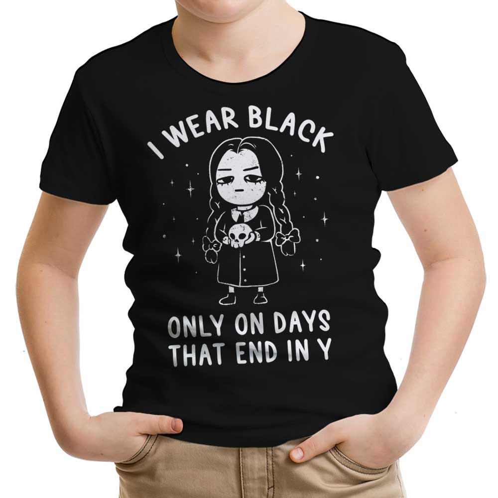 I Wear Black - Youth Apparel