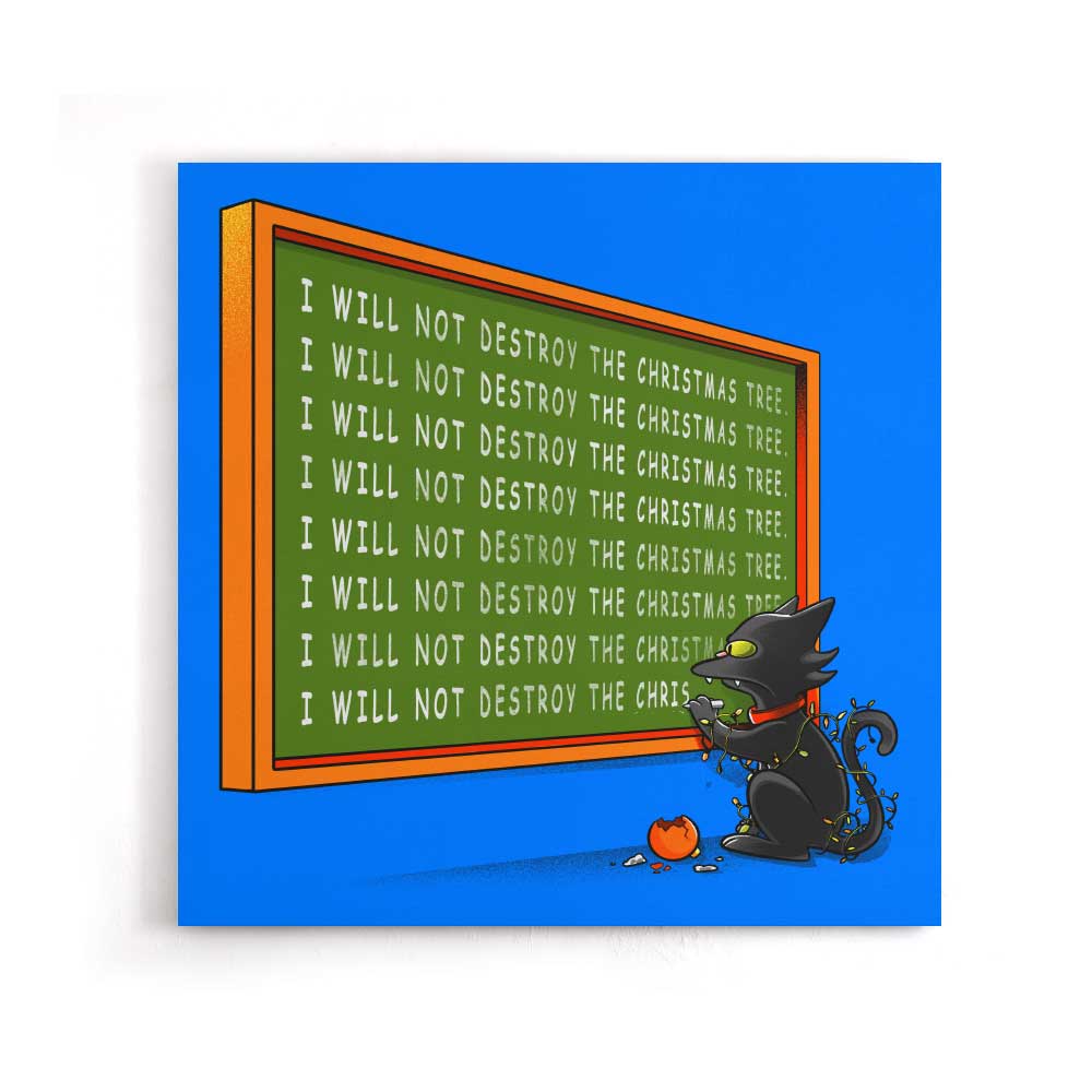 I Will Not Destroy - Canvas Print