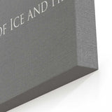 Ice and Fire Duet - Canvas Print