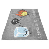 Ice and Fire Duet - Fleece Blanket