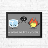 Ice and Fire Duet - Posters & Prints