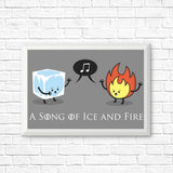 Ice and Fire Duet - Posters & Prints
