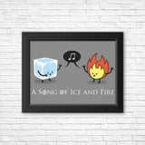 Ice and Fire Duet - Posters & Prints