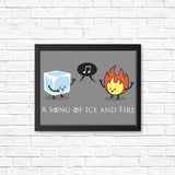 Ice and Fire Duet - Posters & Prints