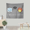 Ice and Fire Duet - Wall Tapestry