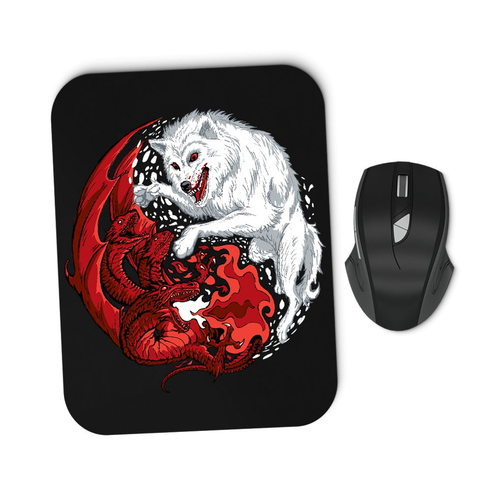 Ice and Fire - Mousepad