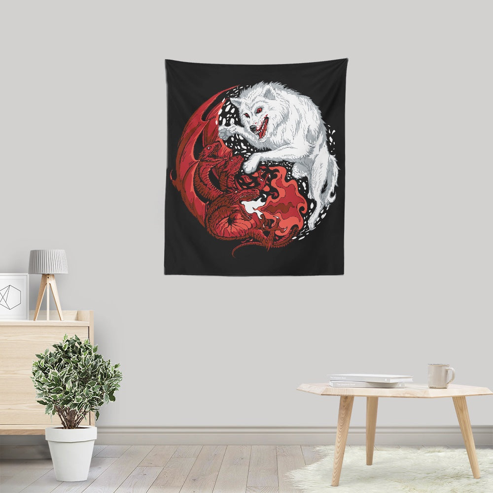 Ice and Fire - Wall Tapestry