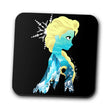 Ice Princess Silhouette - Coasters