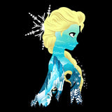 Ice Princess Silhouette - Throw Pillow