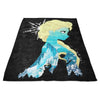 Ice Princess Silhouette - Fleece Blanket